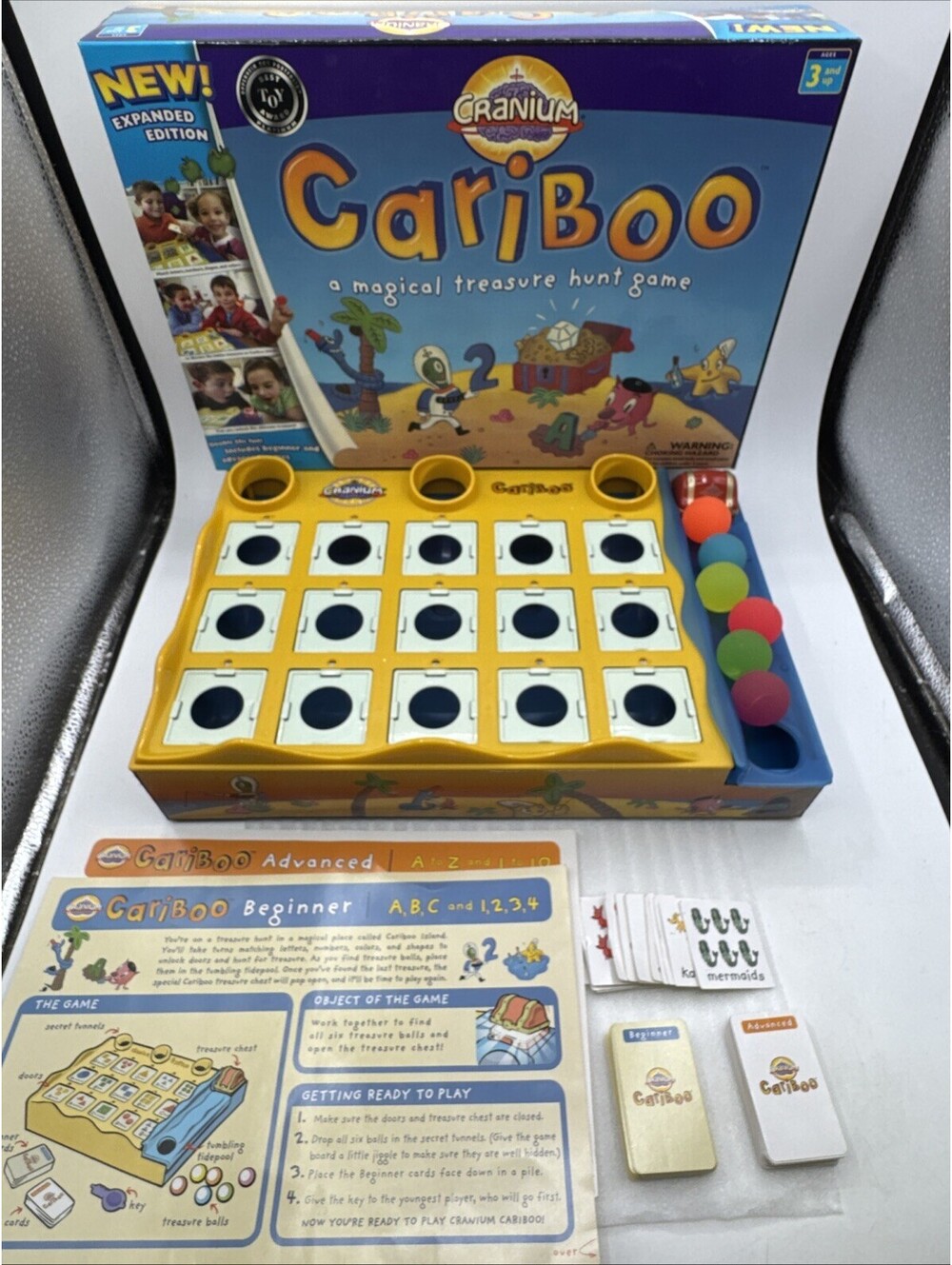 Cranium Cariboo Magical Treasure Hunt Game Expanded Edition 2004 *READ*